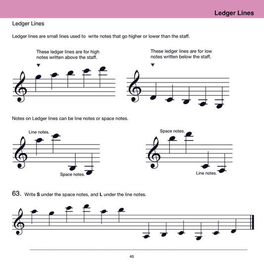 Best Start Music Lessons: Treble Clef Theory image 1