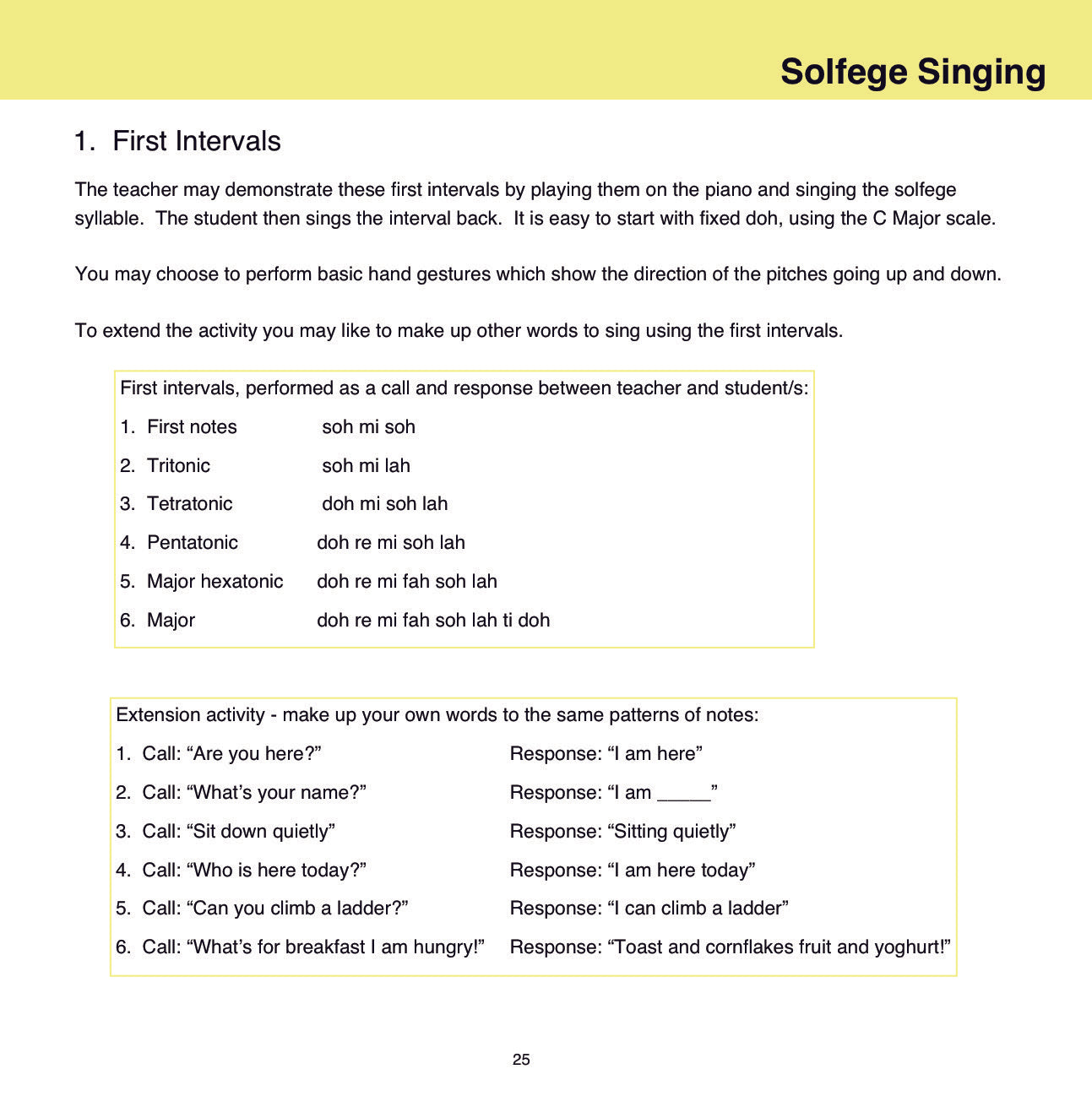 Best Start Music Lessons: Aural Games image 2