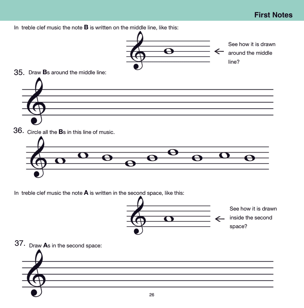 Best Start Music Lessons: Treble Clef Theory image 3